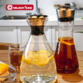 Carafe à eau en verre borosilicaté